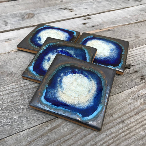 Click to view detail for KB-584 Coasters Set of 4 Tin Man $43